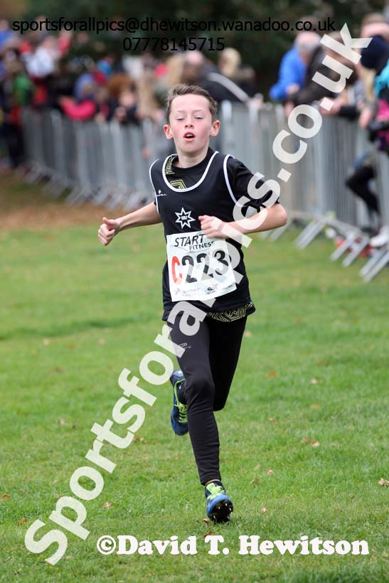 Boys under-11s Northern Cross Country Relays, Graves Park, Sheffield. Photo: David T. Hewitson/Sports for All Pics